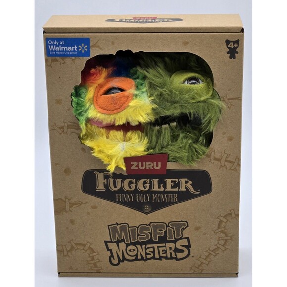 ZURU Fuggler Misfit Monsters Grinnero McGoo Plush Funny Ugly Monster Toy New - Picture 1 of 7